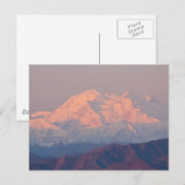 Denali bei Sunrise Postkarte (Vorne/Hinten)