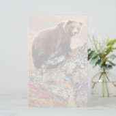 Denali Braunbär Briefpapier (Stehend Vorderseite)