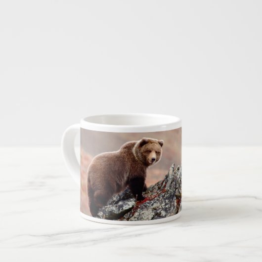 Denali Braunbär Espressotasse (Vorderseite Links)
