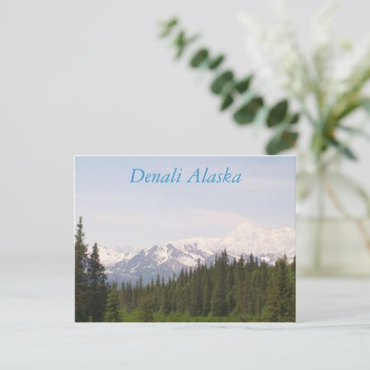 Denali, Denali Alaska Postkarte (Stehend Vorderseite)