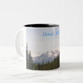 Denali, Denali, Alaska Zweifarbige Tasse (Vorderseite Links)