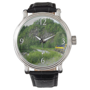 Denali Express Alaska Bahn Urlaub Fotografie Armbanduhr