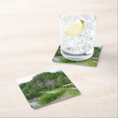 Denali Express Alaska Bahn Urlaub Fotografie Rechteckiger Pappuntersetzer (Vor Ort)