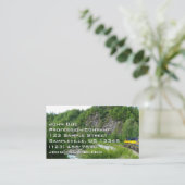 Denali Express Alaska Bahn Urlaub Fotografie Visitenkarte (Stehend Vorderseite)