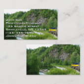 Denali Express Alaska Bahn Urlaub Fotografie Visitenkarte (Vorne/Hinten)