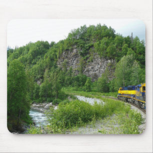 Denali Express Alaska Zug Urlaubsfotografie Mousepad