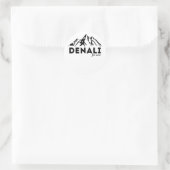 Denali Forever for Wandern & Camping Liebhaber Runder Aufkleber (Tasche)