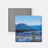 Denali-Gebirgskette Magnet (Vorderseite/Rückseite)