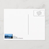 Denali-Gebirgskette Postkarte (Rückseite)