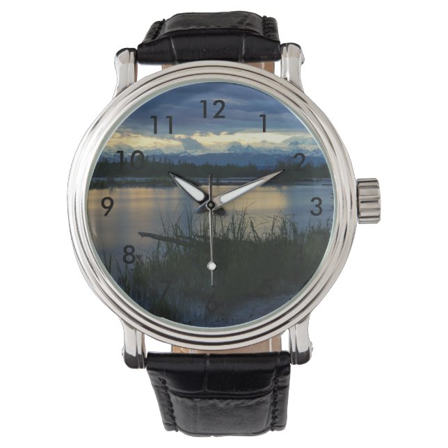 Denali Midnight Sunset Armbanduhr (Vorderseite)