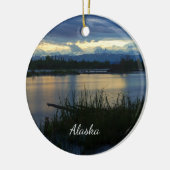 Denali Midnight Sunset Ornament (Links)