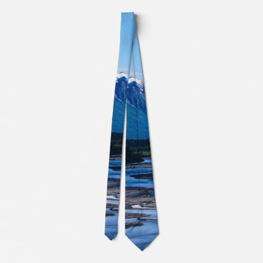 Denali Mountain Range Neck Tie Krawatte (Rückseite)