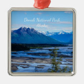 Denali Mountain Range Ornament Souvenir (Vorne)