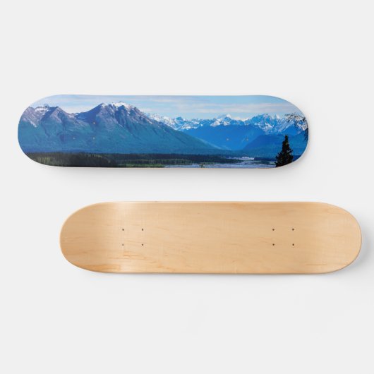 Denali Mountain Range Skateboard (Horizontal)