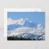 Denali/Mt McKinley Alaska Postkarte (Vorne/Hinten)