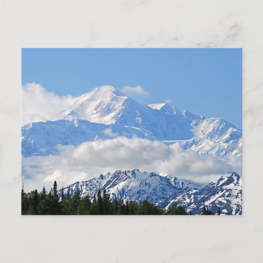 Denali/Mt McKinley Alaska Postkarte (Vorderseite)