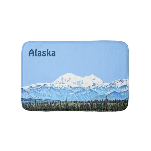 Denali (Mt. McKinley) Badematte (Vorderseite)