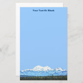 Denali (Mt. McKinley) Briefpapier (Vorne/Hinten)