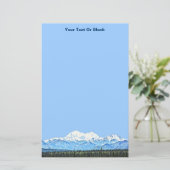 Denali (Mt. McKinley) Briefpapier (Stehend Vorderseite)
