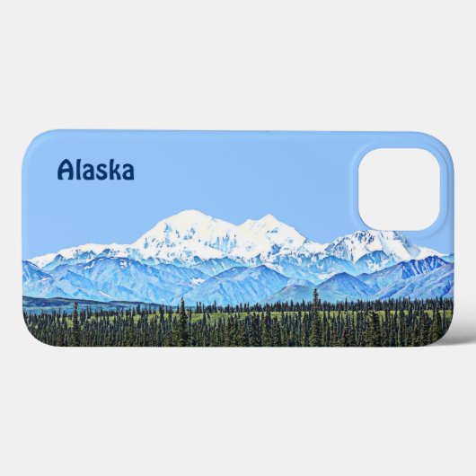 Denali (Mt. McKinley) Case-Mate iPhone Hülle (Rückseite (Horizontal))