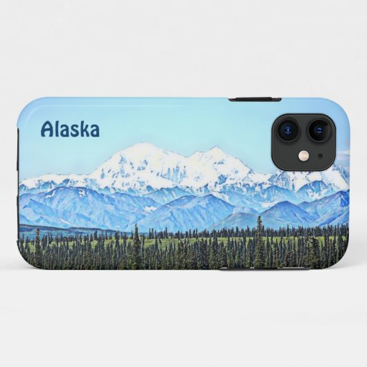 Denali (Mt. McKinley) Case-Mate iPhone Hülle (Rückseite (Horizontal))