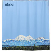 Denali (Mt. McKinley) Duschvorhang (Vorderseite)