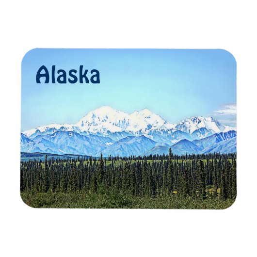 Denali (Mt. McKinley) Magnet (Horizontal)