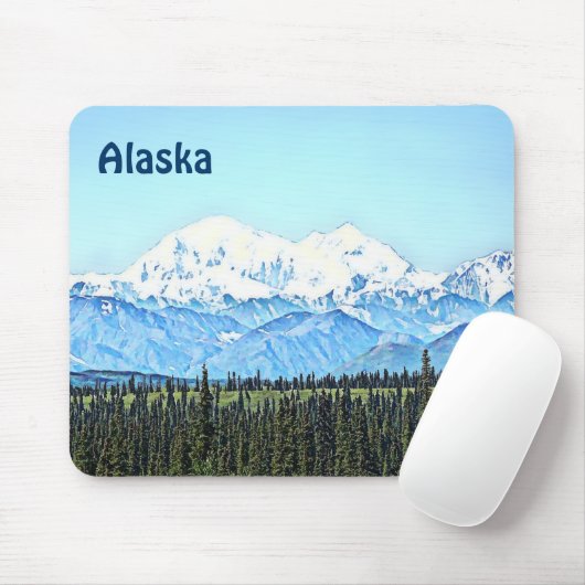 Denali (Mt. McKinley) Mousepad (Mit Mouse)