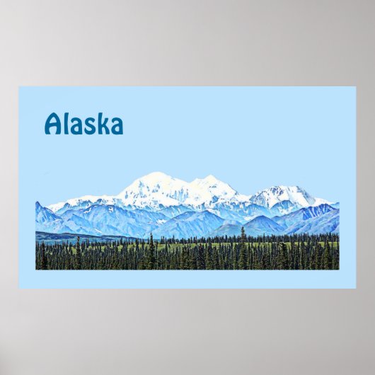 Denali (Mt. McKinley) Poster (Vorne)
