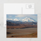 Denali, Mt. McKinley Postkarte (Vorne/Hinten)