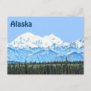 Denali (Mt. McKinley) Postkarte