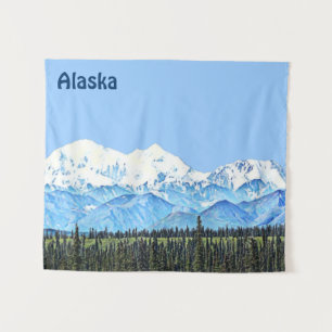 Denali (Mt. McKinley) Wandteppich