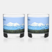 Denali (Mt. McKinley) Whiskyglas (Vorderseite)