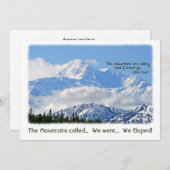 Denali: Mtns nannte - wir Eloped! Einladung (Vorne/Hinten)