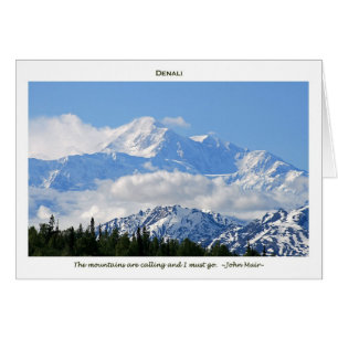 Denali/Mtns nennen-J Muir/mit Grenze