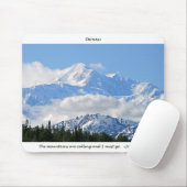 Denali/Mtns nennen-J Muir/mit Grenze Mousepad (Mit Mouse)
