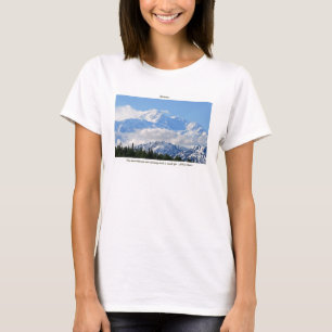 Denali/Mtns nennen-J Muir/mit Grenze T-Shirt