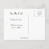 Denali: Mtns rief an - Wir haben gepeitscht! Ankündigungspostkarte (Rückseite)