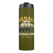 Denali National Park Alaska Forest Landscape Thermosbecher (Vorderseite)
