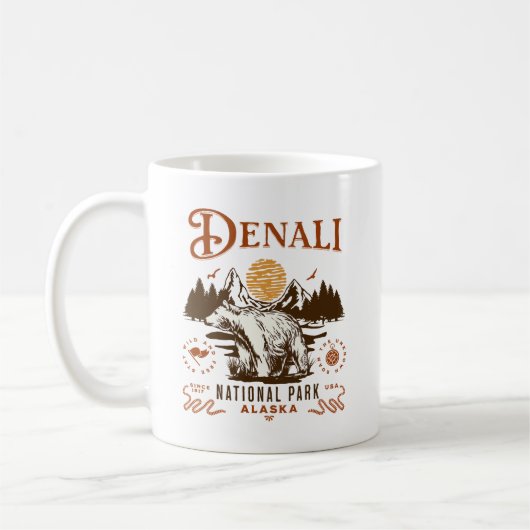 Denali National Park Alaska Kaffeetasse (Links)