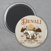 Denali National Park Alaska Magnet