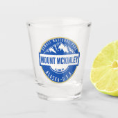 Denali National park Alaska Mount Mckinley Schnapsglas (Vorderseite)