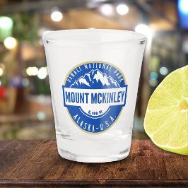 Denali National park Alaska Mount Mckinley Schnapsglas