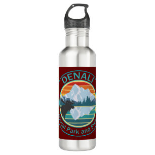 Denali National Park and Preserve Elch Edelstahlflasche