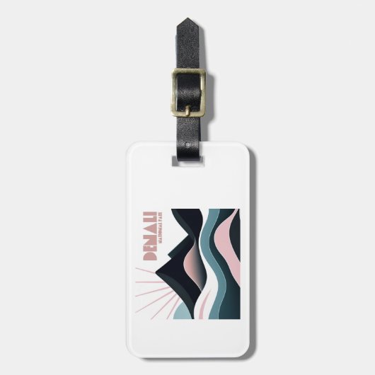 Denali National Park Colored Hills Gepäckanhänger (Vorderseite vertikal)