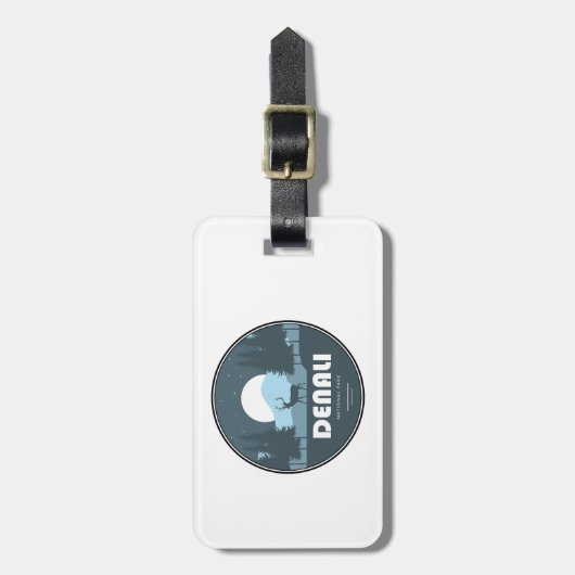 Denali National Park Deer Gepäckanhänger (Vorderseite vertikal)