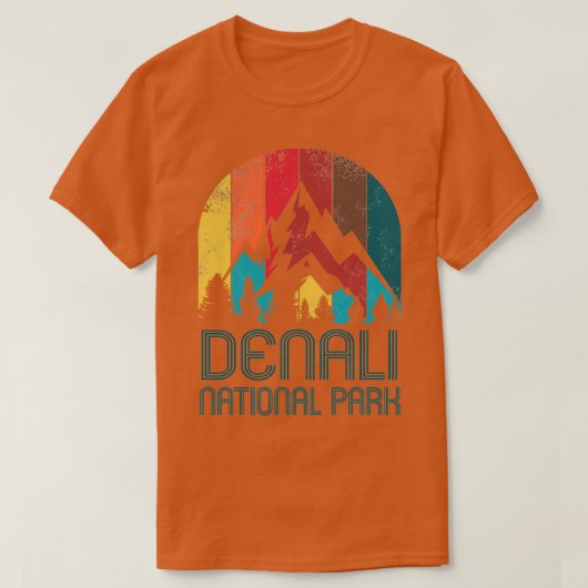 Denali National Park Geschenk oder Souvenir T-Shirt (Design vorne)
