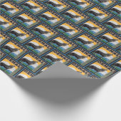 Denali National Park | Howling Wolf Geschenkpapier (Ecke)