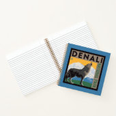 Denali National Park | Howling Wolf Notizblock (Innenseite)