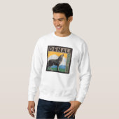 Denali National Park | Howling Wolf Sweatshirt (Vorne ganz)